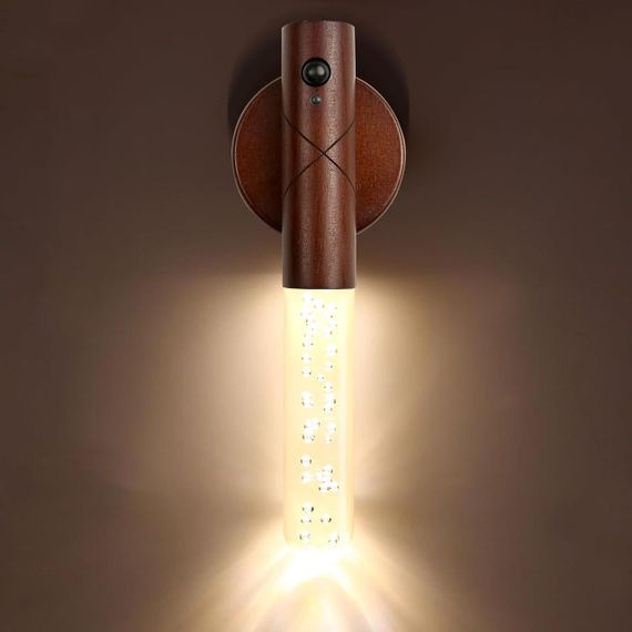 Ночник перезаряжаемый, с  датчиком движения для помещений, теплый белый регулируемый ночник