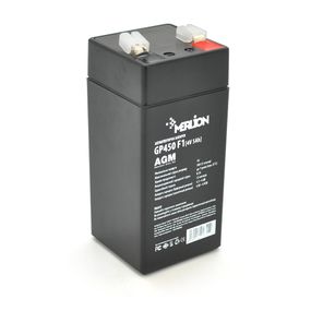 Акумуляторна батарея MERLION AGM GP450F1 4 V 5 Ah (47 x 47 x 100 (105) ) Q30
