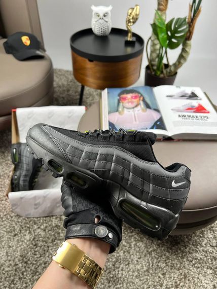 Чоловічі кросівки Air Max 95 Dark Grey Black весна / літо / осінь A3861 | Зображення 7