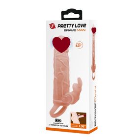 Насадка на пенис BAILE BRAVE MAN 10 Vibraton Sex Aura
