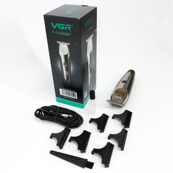 Акумуляторна машинка для стрижки VGR V-059, бездротова електробритва, машинка для стрижки для дому | Зображення 9