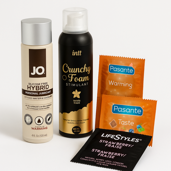 COMBO набір - Premium Massage (Intt + System JO + Pasante + Lifestyles) XL