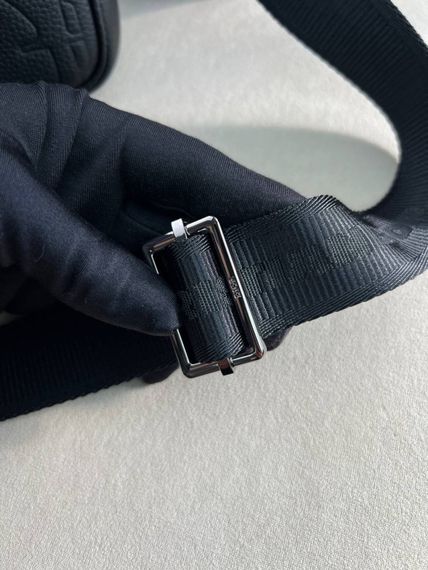 Месенджер Dior Saddle Black чорний c856 | Зображення 6
