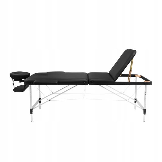 Масажний стіл складний 4FIZJO Massage Table+ Alu W60 Black (P-5907739318381) | Зображення 6