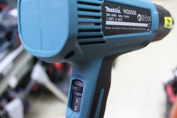 Фен технічний Makita HG5030K (1600 Вт, 350/500 ºC, 300/500 л/хв) | Зображення 3