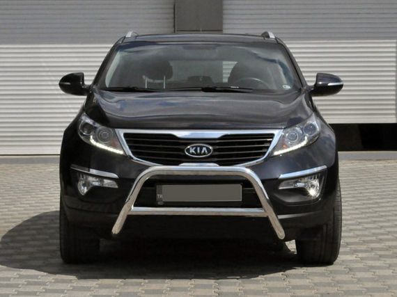 Кенгурятник WT006 (нерж.) для Kia Sportage 2010-2015 гг