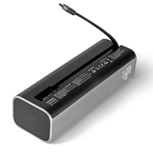 Павербанк 20000 mAh Videx VPB-366-G 100W PD LED дисплей сірий | Зображення 4