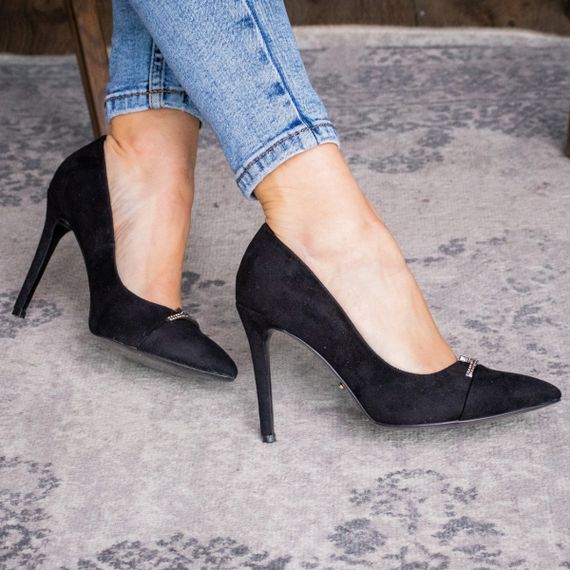 Туфли женские Fashion Becka 2533 38 размер 245 см Черный | Зображення 1