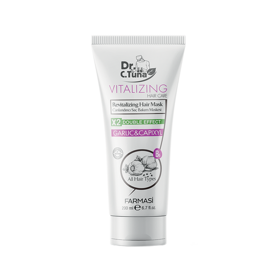 Маска для волос против выпадения с экстрактом чеснока Farmasi  200 мл | Зображення 4