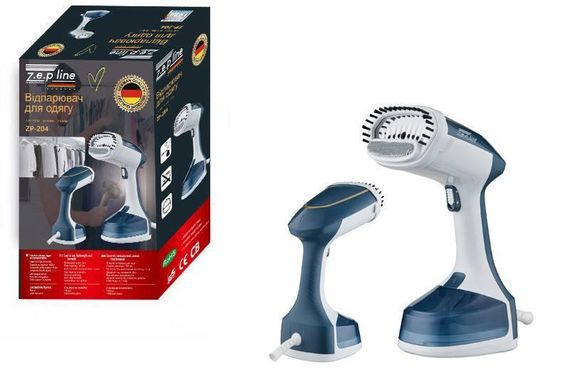 Ручной вертикальный отпариватель Синий Zepline ZP-204 2200 Вт | Зображення 4