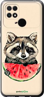 Чохол на Xiaomi Poco C40 Єнотик з кавуном "4605u-2701-2448"