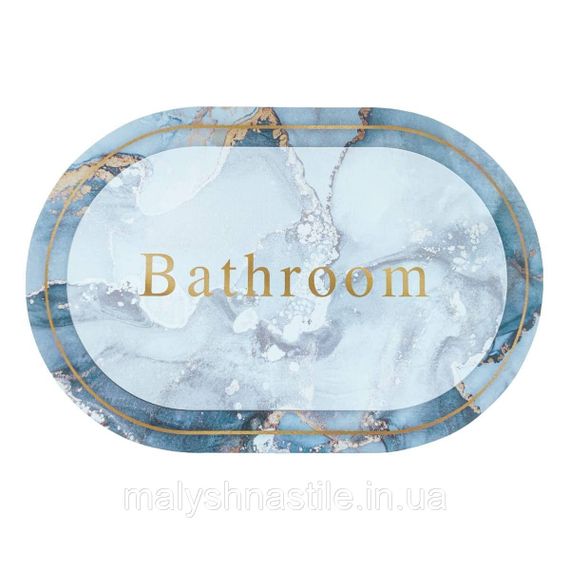 Влагопоглощающий коврик мрамор "Bathroom" 38*58CM*3MM (D) SW-00001569 | Зображення 4