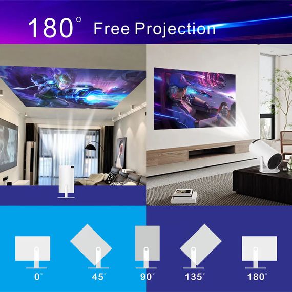 Проектор 4k Android HY300 White | Зображення 7