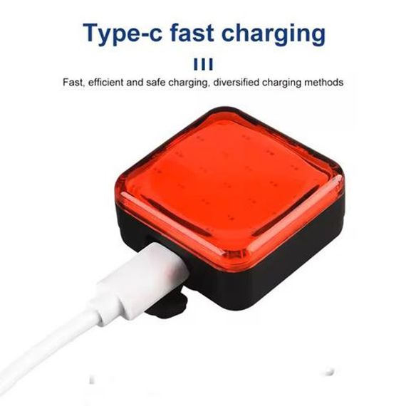 Фонарь для велосипеда с отражателем MY-2107, 25LED, Задний стоп велосипед, Маячок задний велосипедный RV-52 | Зображення 1