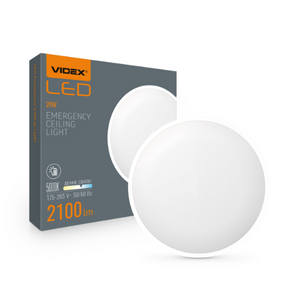 LED Світильник аварійний 20W 5000К 220V Videx