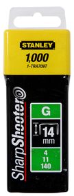 Скобы Stanley &quot;Light Duty&quot;, тип G, 14х10.6мм (1-TRA709T)