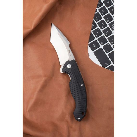 Ніж складаний туристичний Ruike P851-B, (8.9 см) 14C28N / G10 чорний | Зображення 2