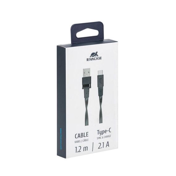 Кабель Type-C/USB 2.0, Rivacase PS6002 BK12 | Зображення 7