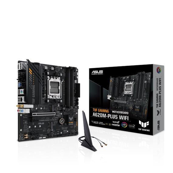 Материнcька плата ASUS A620M-F GAMING WIFI sAM5 A620 4xDDR5 HDMI DP Wi-Fi BT mATX 90MB1KT0-M0EAY0 | Зображення 8