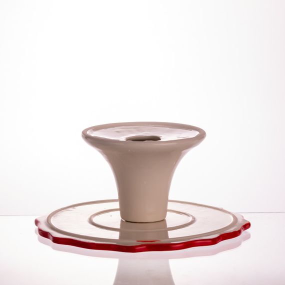 Тортівниця порцелянова на ніжці New Year Ø21 (см) CR-1-6 | Зображення 2