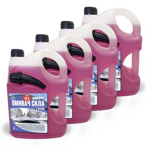 Омыватель стекла Зимний -22°С "Bubble Gum" Lotus канистра с носиком УПАКОВКА 4 шт. x 4 л