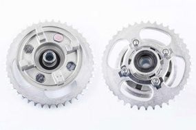 Демпфер заднього колеса мотоцикл Zongshen F5, ZS200, 250GS (+підшипник, сальник, зв. 428-41T)