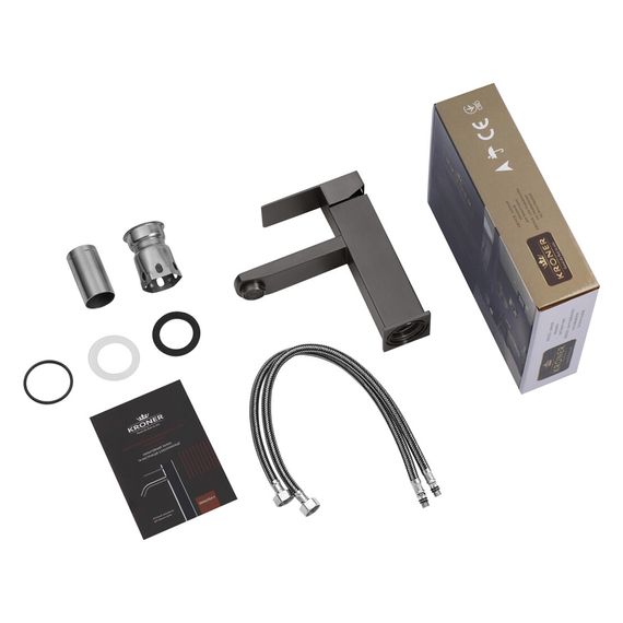 Смеситель для раковины Kroner KRP Edelstahl Kubus - PVD010 (CV035909) | Зображення 7