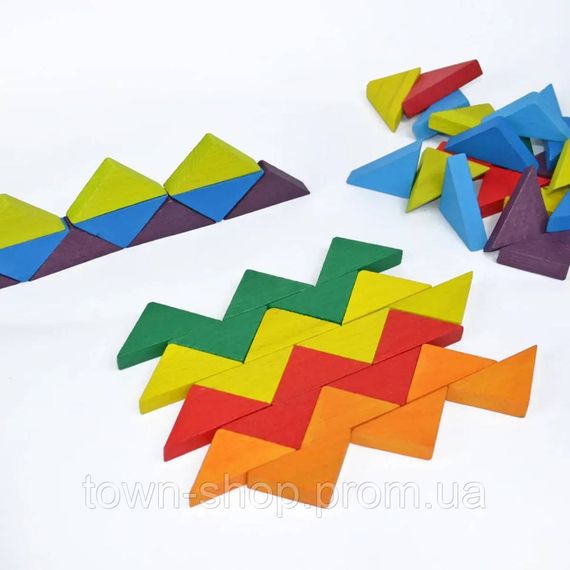 Деревянная игра "Треугольная мозаика" Kupik 900194 | Зображення 1