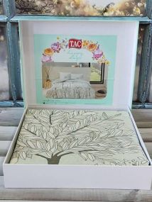 Постільна білизна Tac Sakura Ранфорс Євро розмір