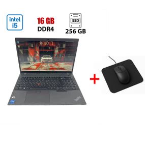 Ультрабук Lenovo ThinkPad L15 Gen 3 / 15.6" (1920x1080) IPS / Intel Core i5-1235U (10 (12) ядер по 3.3 - 4.4 GHz) / 16 GB DDR4 / 256 GB SSD / Intel Iris Xe Graphics / WebCam б/у + Подарок Мышка и коврик