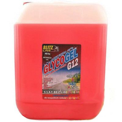 Антифриз Blitz Line Glycogel G12 ready-mix -37C чер, 10л (11кг.) (28878)