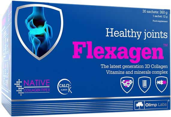 Хондропротектор (для спорту) Olimp Nutrition Flexagen 30 sachet Raspberry