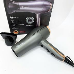 Портативный фен для укладки волос Domotec, Фен электрический с насадками для разных типов волос FT-79