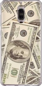 Чехол на Huawei Mate 9 Pro Доллары "3016u-819-17620"