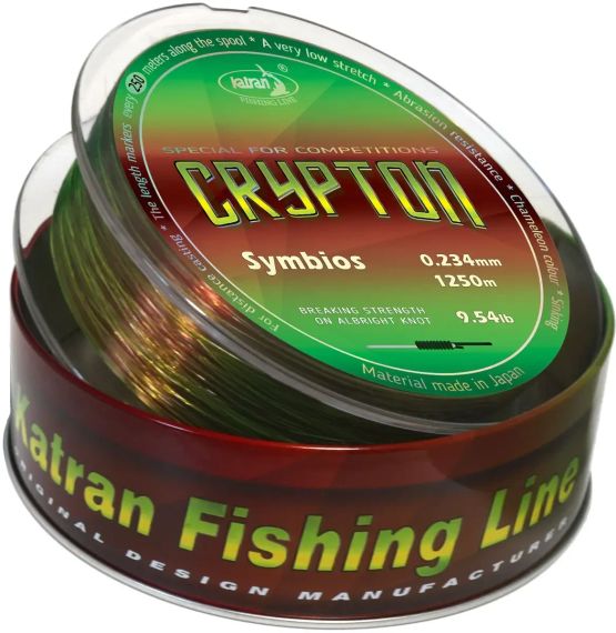 Волосінь Katran Crypton Symbios 1250m (neon/brown) 0.234mm 9.05lb/3.43kg | Зображення 1