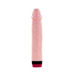 Вібратор реалістичний, бежевий, 21.5 х 4 см Sex Aura