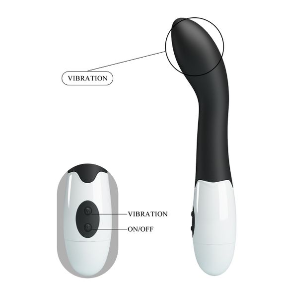 Вибратор PRETTY LOVE Bishop black 30 function Sex Aura | Зображення 6