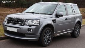 Накладка на передний бампер (ABS-пластик, под покраску) для Land Rover Freelander II