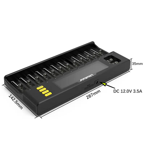 Зарядное устройство LiitoKala Lii-S12, для аккумуляторов 26700, 26650, 2170/0, 18650, AA, 9V | Зображення 2