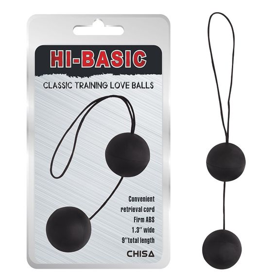 Вагінальні кульки Chisa Hi-Basic, чорний sexstyle