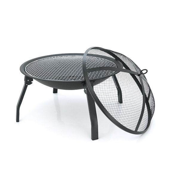 Гриль вугільний круглий, 55х28 см, Black | Зображення 1