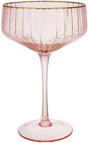 Келихи "Gatsby" 6 келихів 350мл для шампанського та коктейлів, рожеві
