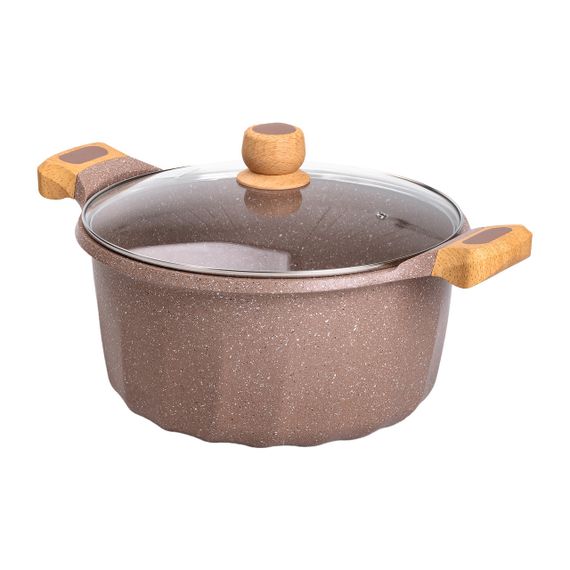 Велика алюмінієва каструля об'ємом 11 літрів з антипригарним покриттям Ø32 см HP-4-435CO | Зображення 3