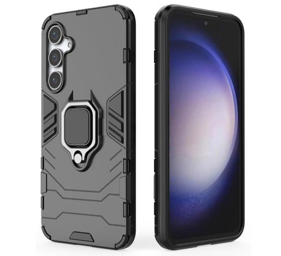 Чохол бампер Primolux Ring Armor для телефона Samsung Galaxy S23 FE (SM-S711) - Black | Зображення 1