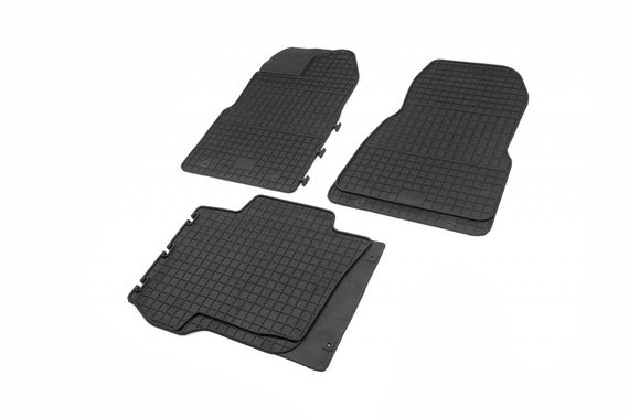 Резиновые коврики (3 шт, Polytep) для Ford Custom 2013-2024 гг