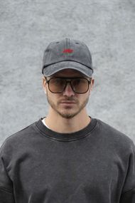 Кепка бейсболка Vintage Without з принтом F1Red Black