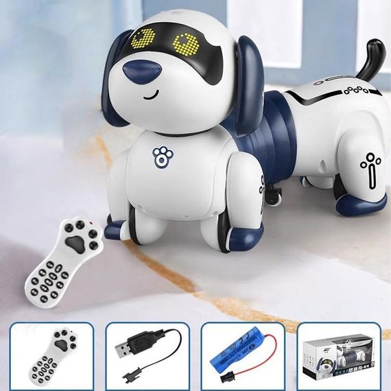 Интерактивная игрушка Собака-Робот SHT K45 White — умный и забавный робот-питомец | Зображення 2