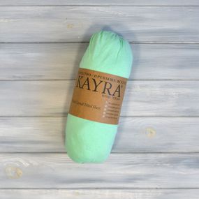 Простирадло Kayra 180 х 200 +25см трикотажне на гумці ментолове