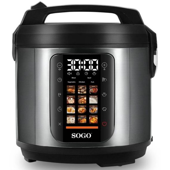 Мультиварка SOGO SS-10615 900 Вт серебристая