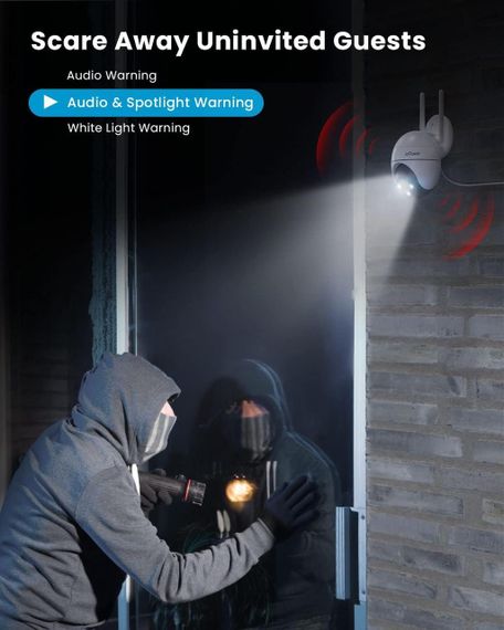 Камера відеоспостереження IP зовнішня панорамна QHD 3 МП ІЧieGeek ZS-GQ2 | Зображення 2